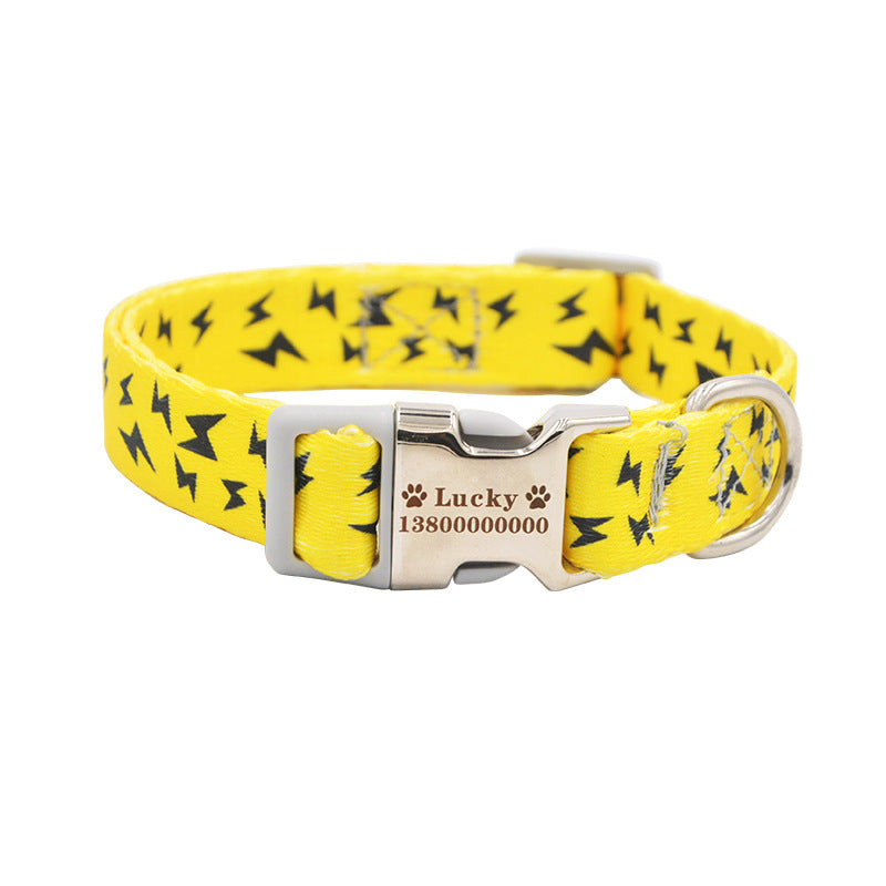 Fashion Colorful Personalized Pet Dog Tag Collar Custom Engraved Nameplate ID Anti-Lost