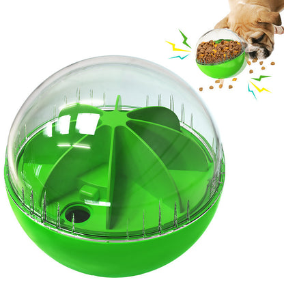 Adjustable Leaky Feeding Puzzle Sound Ball Lemon Dog Toy